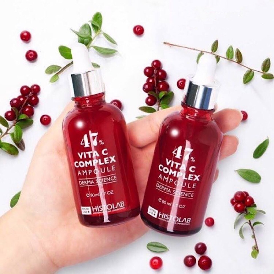 Tinh Chất Dưỡng Trắng, Mờ Thâm, Se Lỗ Chân Lông Histolab 47 Vita C Complex Ampoule Derma Science